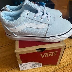 Kids Van Slip On Checkerboard Baby Blue NWT SIZE 9C